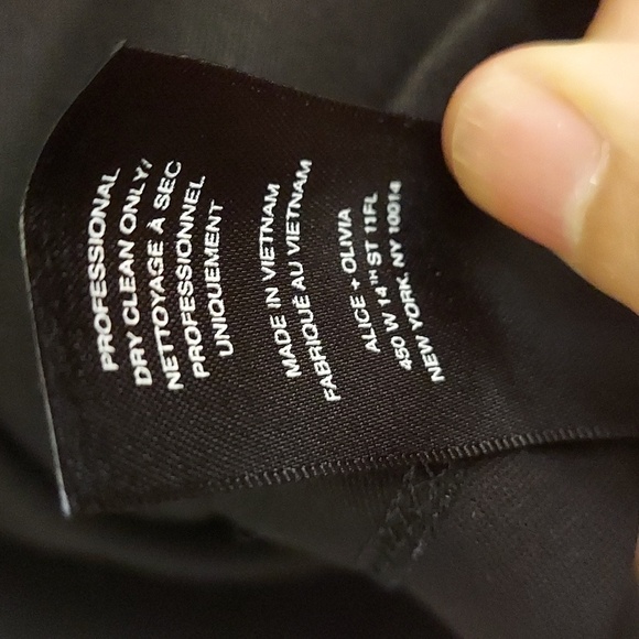 ALICE + OLIVIA Employed Black Fit and Flare Long Sleeve Bateau Neckline … - Picture 11 of 11